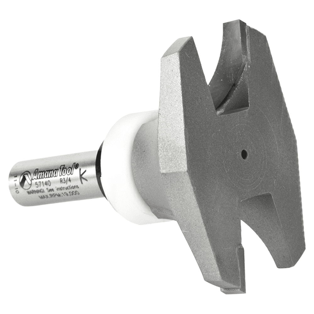 2-5/8" Dia x 1" Carbide Tipped Round Under Solid Surface Router Bit, 3/4" Radius, 1/2" Shank Alt 3 - Image