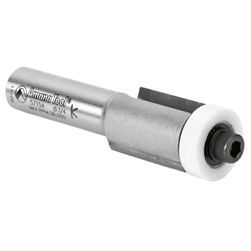 3/4" x 3-1/2" Sink/Trim Bit with Ultra-Glide Ball Bearing Guide Solid Surface, 2-Flute, 1/2" Shank - Alt Image 2