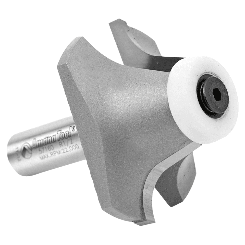 2-1/8" Dia x 1" Carbide Tipped Undermount Bowl Solid Surface Round Over Bit, 17°, 1/2" Shank Alt 3 - Image