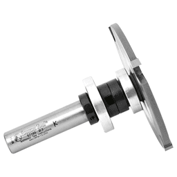 3" Dia x 3/16" Carbide Tipped 4 Wing Cut Out Solid Surface, 1/2" Shank, 27/32" Depth of Cut Alt 2 - Image