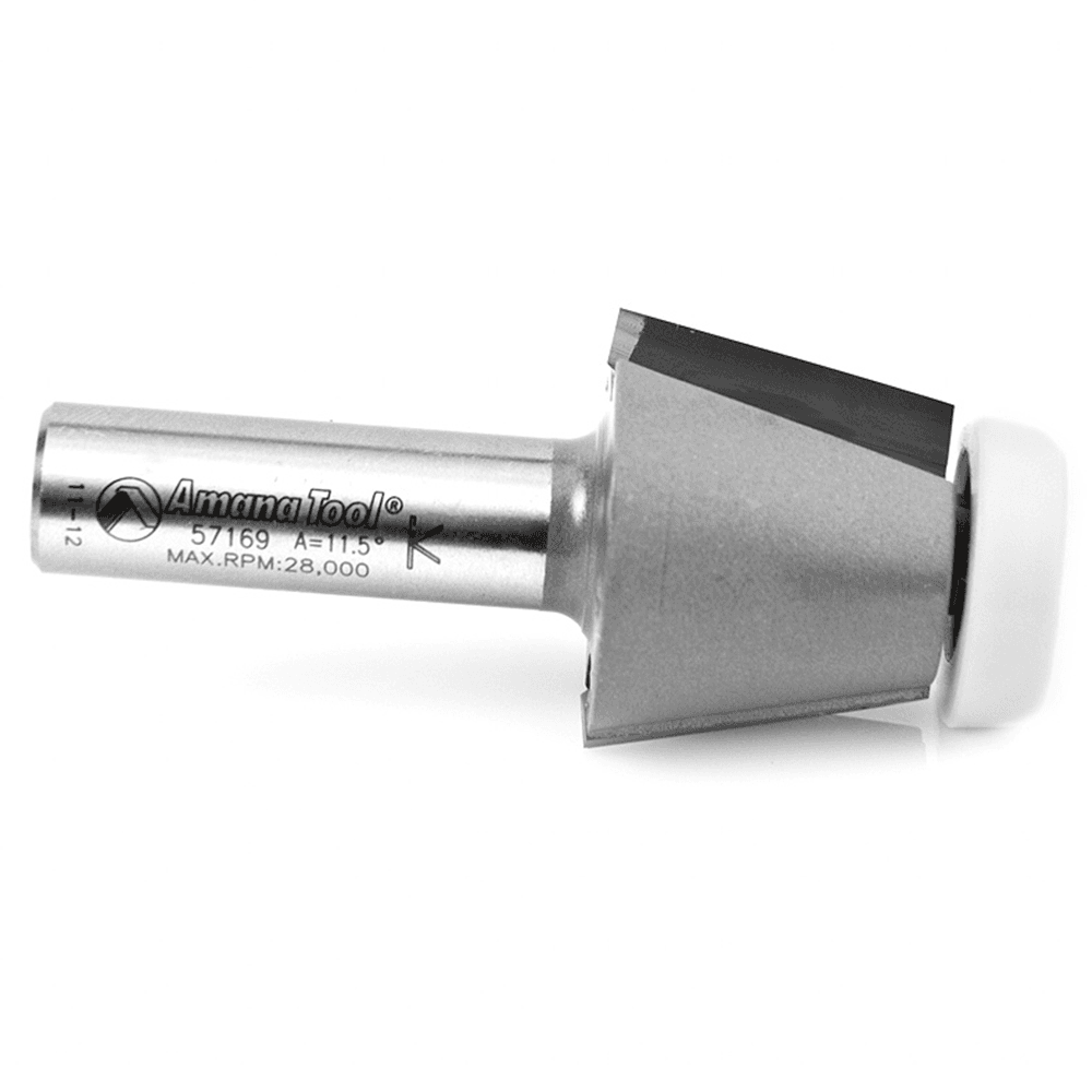 1-3/16" x 3-1/8" Bevel Lansen Sink Edge Bit, 2-Flute, 1/2" Shank - Alt Image 1