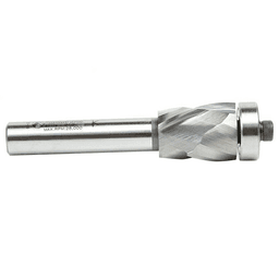 22mm x 3-15/16" Spiral Flush Trim Compression Bit with Lower Ball Bearing, 2-Flute, 1/2" Shank - Alt Image 1