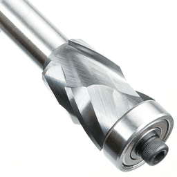 22mm x 3-15/16" Spiral Flush Trim Compression Bit with Lower Ball Bearing, 2-Flute, 1/2" Shank - Alt Image 3