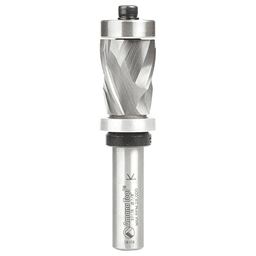 7/8" x 3-3/4" Spiral Flush Trim Compression Bit with Upper/Lower Ball Bearing, 2-Flute, 1/2" Shank - Main Image