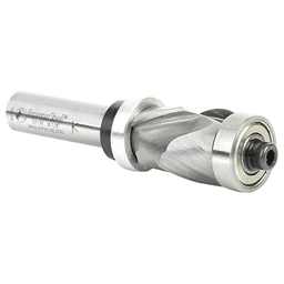 7/8" x 3-3/4" Spiral Flush Trim Compression Bit with Upper/Lower Ball Bearing, 2-Flute, 1/2" Shank - Alt Image 2