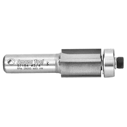3/4" x 3" Super Flush Trim Bit, 4-Flute, 1/2" Shank - Alt Image 1