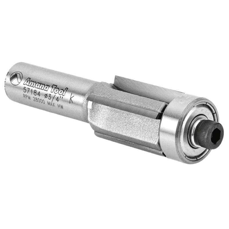 3/4" x 3" Super Flush Trim Bit, 4-Flute, 1/2" Shank - Alt Image 2