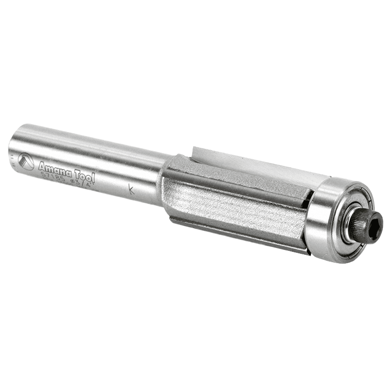 3/4" x 4" Flush Trim Solid Surface Bit, 4-Flute, 1/2" Shank - Alt Image 2