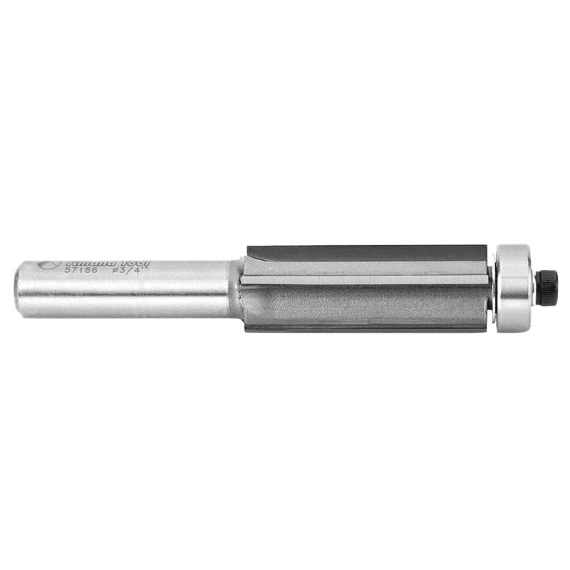3/4" x 4-1/2" Flush Trim Solid Surface Bit, 4-Flute, 1/2" Shank - Alt Image 1