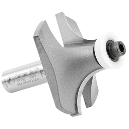 2-1/8" x 3/4" Radius Corner Rounding Bit with Ball Bearing Guide Solid Surface, 2-Flute, 1/2" Shank - Alt Image 2