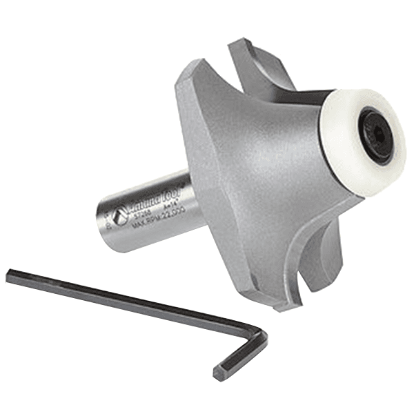 2-25/32" x 1/2" Radius Corner Rounding Bit with ball Bearing Guide, 2-Flute, 1/2" Shank - Alt Image 1