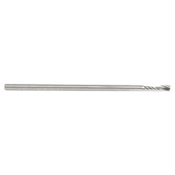 2mm Dia x 8mm Metric Solid Carbide CNC Spiral 'O' Single Flute, Plastic Cutting, 2mm Shank, 50mm Long Up-Cut Router Bit Alt 2 - Image