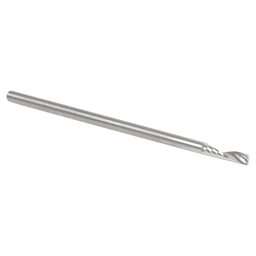 2mm Dia x 8mm Metric Solid Carbide CNC Spiral 'O' Single Flute, Plastic Cutting, 2mm Shank, 50mm Long Up-Cut Router Bit Alt 3 - Image