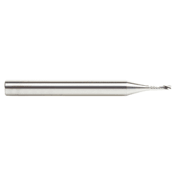2mm Dia x 8mm Metric Solid Carbide CNC Spiral 'O' Single Flute, Plastic Cutting, 6mm Shank, 64mm Long Up-Cut Router Bit Alt 2 - Image