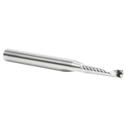 4mm Dia x 20mm Metric Solid Carbide CNC Spiral 'O' Single Flute, Plastic Cutting, 6mm Shank, 64mm Long Up-Cut Router Bit Alt 3 - Image