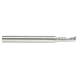5mm Dia x 16mm Metric Solid Carbide CNC Spiral 'O' Single Flute, Plastic Cutting, 6mm Shank, 64mm Long Up-Cut Router Bit Alt 2 - Image