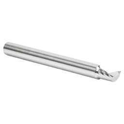 6mm Dia x 8mm Metric Solid Carbide CNC Spiral 'O' Single Flute, Plastic Cutting, 6mm Shank, 64mm Long Up-Cut Router Bit Alt 3 - Image