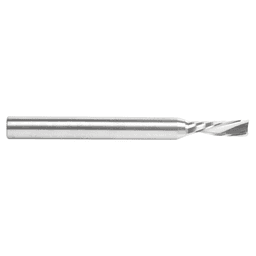 5mm Dia x 16mm Metric Solid Carbide CNC Spiral 'O' Single Flute, Plastic Cutting, 6mm Shank, 64mm Long Down-Cut Router Bit Alt 2 - Image