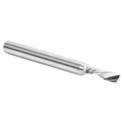 5mm Dia x 16mm Metric Solid Carbide CNC Spiral 'O' Single Flute, Plastic Cutting, 6mm Shank, 64mm Long Down-Cut Router Bit Alt 3 - Image
