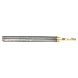 1/16" x 1-1/2" x 3/16" Up-Cut 'O' Aluminum Cutting CNC Spiral Router Bit, 1-Flute, 1/8" shank Alt 2 - Image