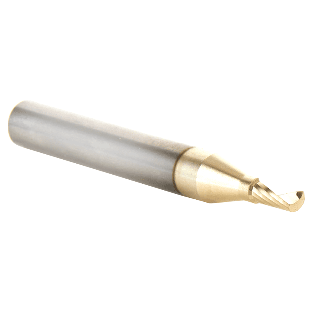1/8" x 2" x 1/4" Up-Cut 'O' Aluminum Cutting CNC Spiral Router Bit, 1-Flute, 1/4" shank Alt 3 - Image