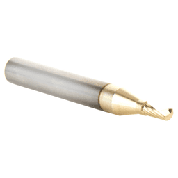 1/8" x 2" x 1/4" Up-Cut 'O' Aluminum Cutting CNC Spiral Router Bit, 1-Flute, 1/4" shank Alt 3 - Image