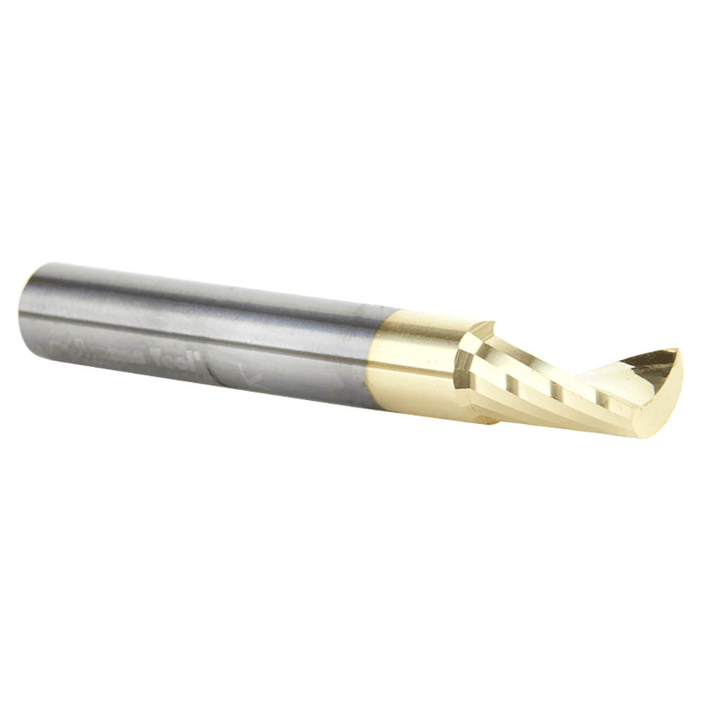 57342-Z 1/4" x 2" Up-Cut 'O' Aluminum Cutting CNC Spiral Router Bit, 1-Flute, 1/4" shank Alt 3 - Image
