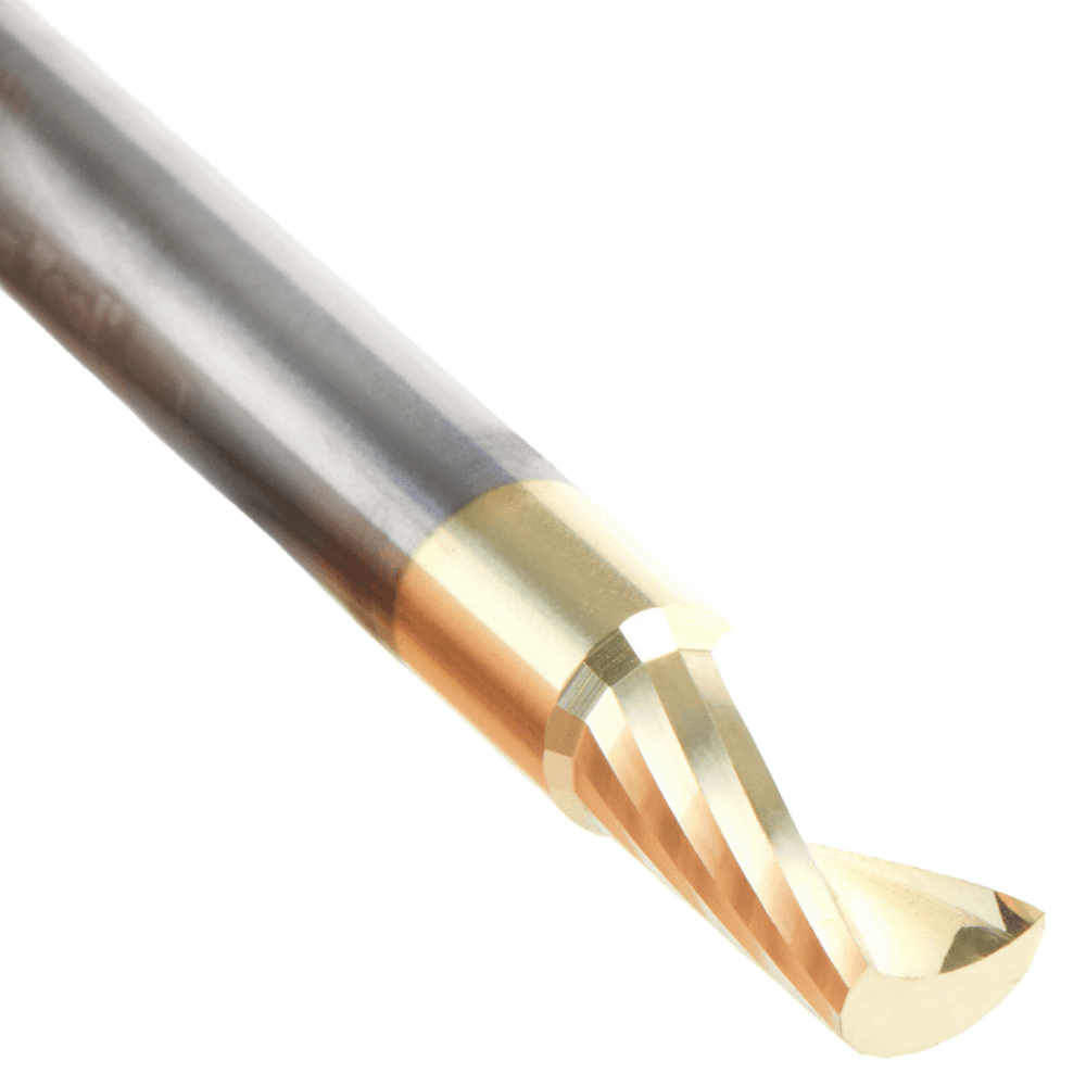 57342-Z 1/4" x 2" Up-Cut 'O' Aluminum Cutting CNC Spiral Router Bit, 1-Flute, 1/4" shank Alt 4 - Image