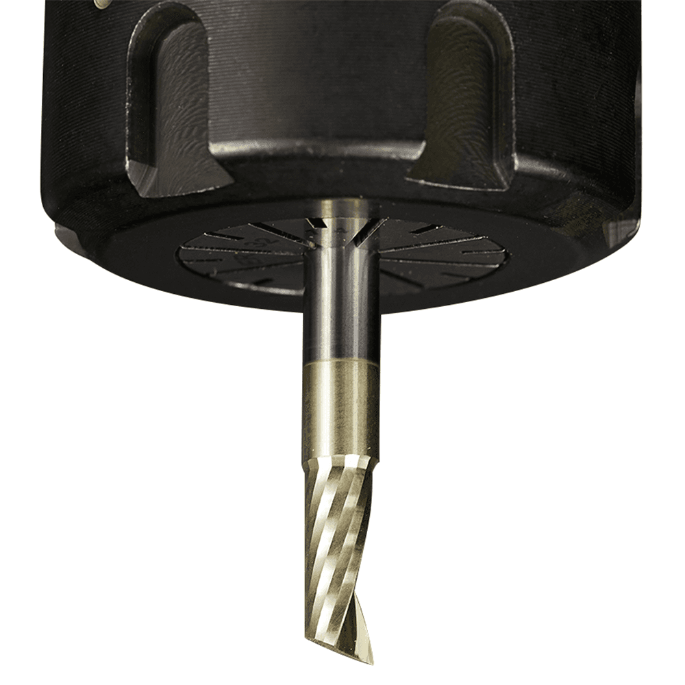 57342-Z 1/4" x 2" Up-Cut 'O' Aluminum Cutting CNC Spiral Router Bit, 1-Flute, 1/4" shank Alt 5 - Image