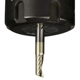 57342-Z 1/4" x 2" Up-Cut 'O' Aluminum Cutting CNC Spiral Router Bit, 1-Flute, 1/4" shank Alt 5 - Image