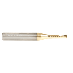 2" x 1/2" Up-Cut 'O' Aluminum Cutting CNC Spiral Router Bit, 1-Flute, 1/4" shank Alt 2 - Image