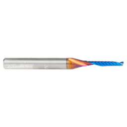 1/8" x 3/4" Spektra Extreme Tool Life Coated Up-Cut 'O' Plastic Cutting CNC Spiral Router Bit, 1-Flute, 1/4" Shank Alt 2 - Image
