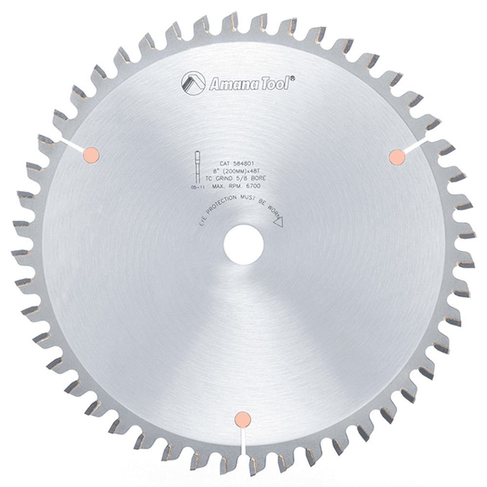 8" x 48 Teeth Aluminum/Non-Ferrous Metal Saw Blade - Main Image