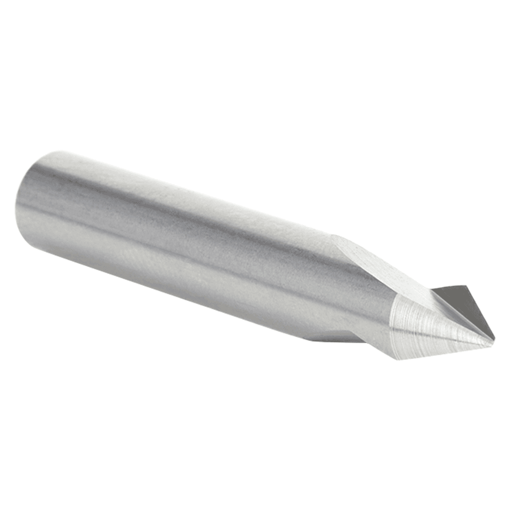 1/4" Dia x 0.560" Solid Carbide V Groove Engraving Bit, 60°, 1/4" Shank Alt 3 - Image