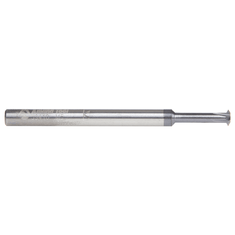 4mm x 12mm AlTiN Coated Solid Carbide CNC Single Form Threadmill Bit, 4-Flute, 4mm Shank Alt 3 - Image