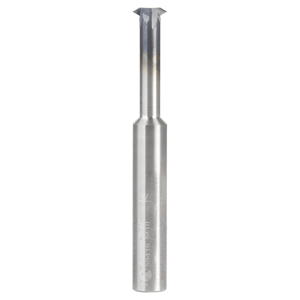 8mm x 24mm AlTiN Coated Solid Carbide CNC Single Form Threadmill Bit, 4-Flute, 8mm Shank Main - Image