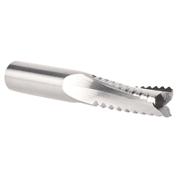 3/8" Dia x 1" CNC Solid Carbide Roughing Spiral 3 Flute, Chipbreaker, 3/8" Shank Up-Cut Router Bit for Castle And Porter Cable Machines Alt 3 - Image