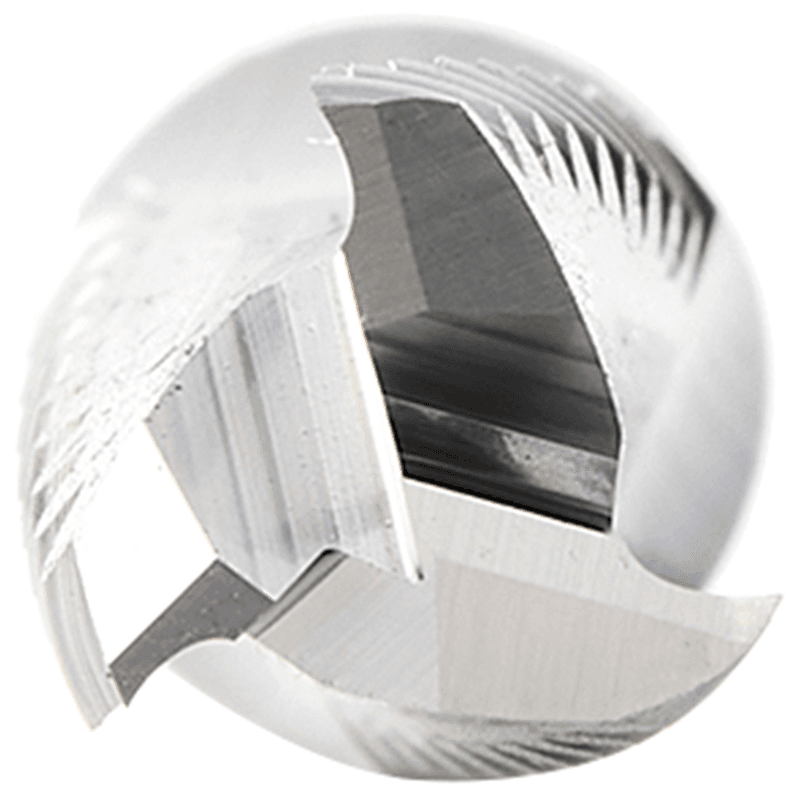 3/8" Dia x 1" CNC Solid Carbide Roughing Spiral 3 Flute, Chipbreaker, 3/8" Shank Up-Cut Router Bit for Castle And Porter Cable Machines Alt 4 - Image