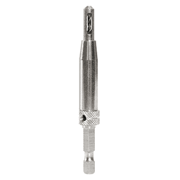 Spring-Loaded End for Locating Hinge Screw Holes in Amana 7/64" Self Centering Drill Bit Guide