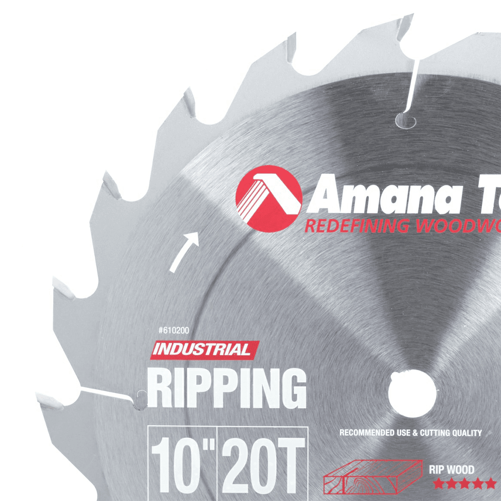 10" Dia x 20T Carbide Tipped Ripping Standard Alt 2 - Image