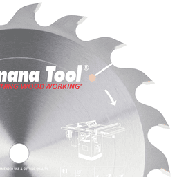 10" x 20 Teeth Carbide-tipped Standard Ripping Saw Blade - Alt Image 1