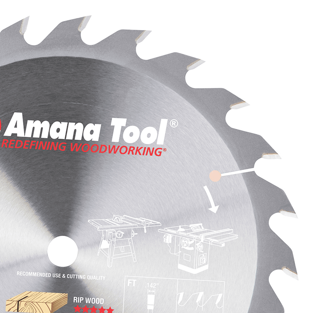 10" x 24 Teeth Standard Ripping Saw Blade - Alt Image 1