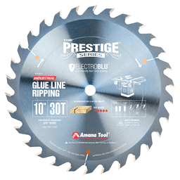 Prestige 10" x 30" Teeth Electro-Blu Coated Glue Line Ripping Saw Blade - Main Image