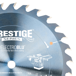 Prestige 10" x 30" Teeth Electro-Blu Coated Glue Line Ripping Saw Blade - Alt Image 1
