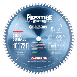 10" x 72 Teeth Electro-Blu Non-Stick Coated Solid Surface Saw Blade - Main Image