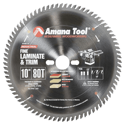 10" x 80 Teeth Fine Cut-Off/Cross-Cut Saw Blade, 30mm Bore - Main Image