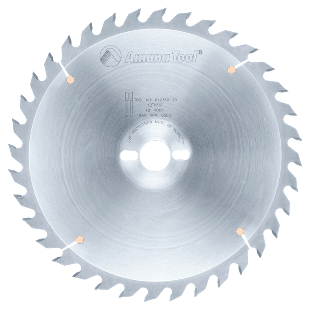 12" x 36 Teeth General Purpose Saw Blade, 30mm Bore - Main Image