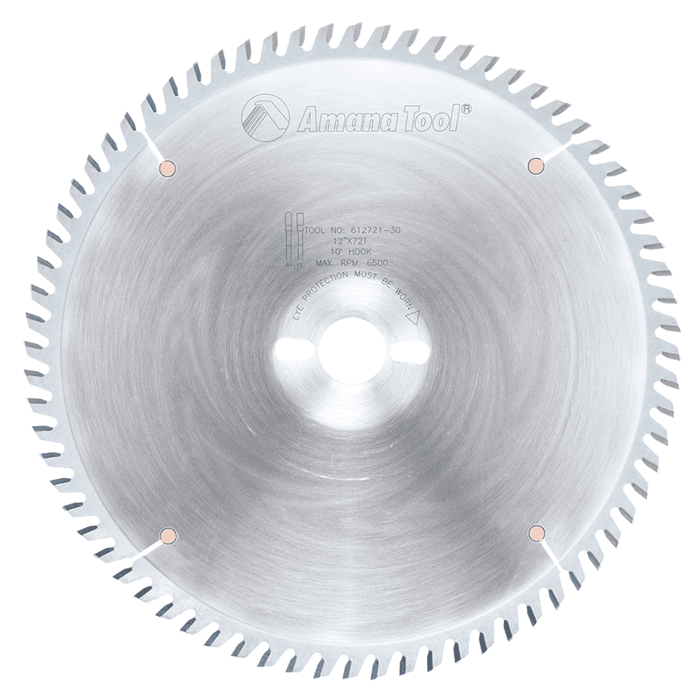 12" x 72 Teeth Cross-Cut/Cut-Off Saw Blade - Main Image