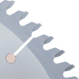 Triple chip grind reduces swirls while the thick, stable plate reduces vibration for a precise cut with Amana's saw blade.