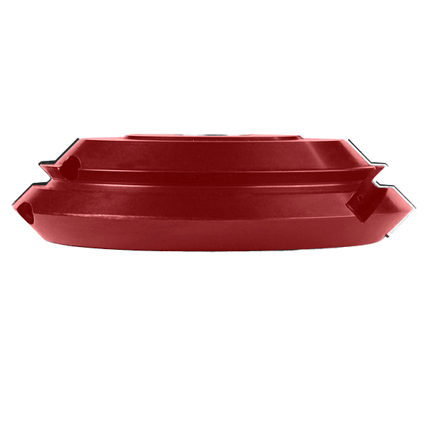 6-11/16" Dia x 45° Insert Carbide Lock Miter Shaper Cutter, 1-1/4: Bore Alt 1 - Image